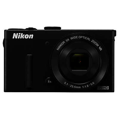 Nikon COOLPIX P340 Digital Camera, HD 1080i, 12.2MP, 5x Optical Zoom, Wi-Fi, 3” LCD Screen